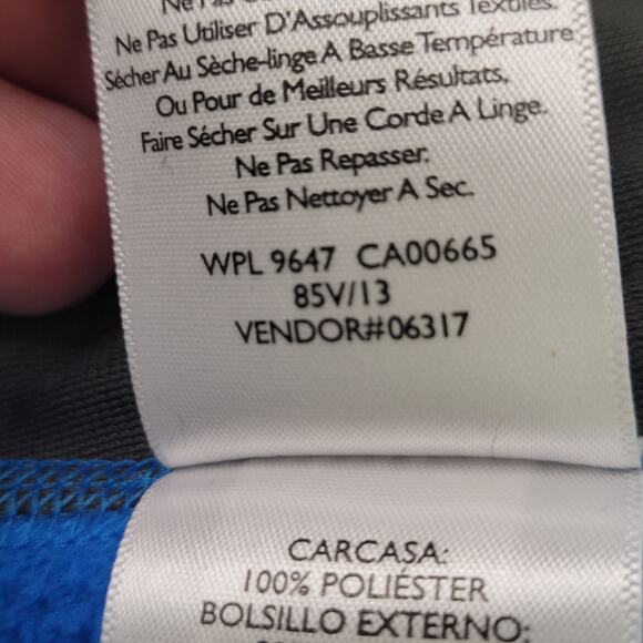 Eddie Bauer Mens First Ascent Full Zip Long Sleeve Fleece Jacket Size XL Blue - Picture 9 of 12